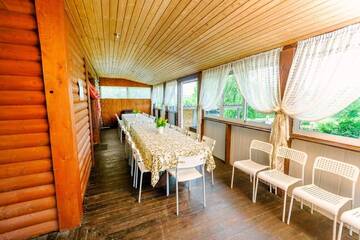 Фото номера Дом с 4 спальнями Гостевой дом Коттедж с бассейном г. Balamutovichi 10